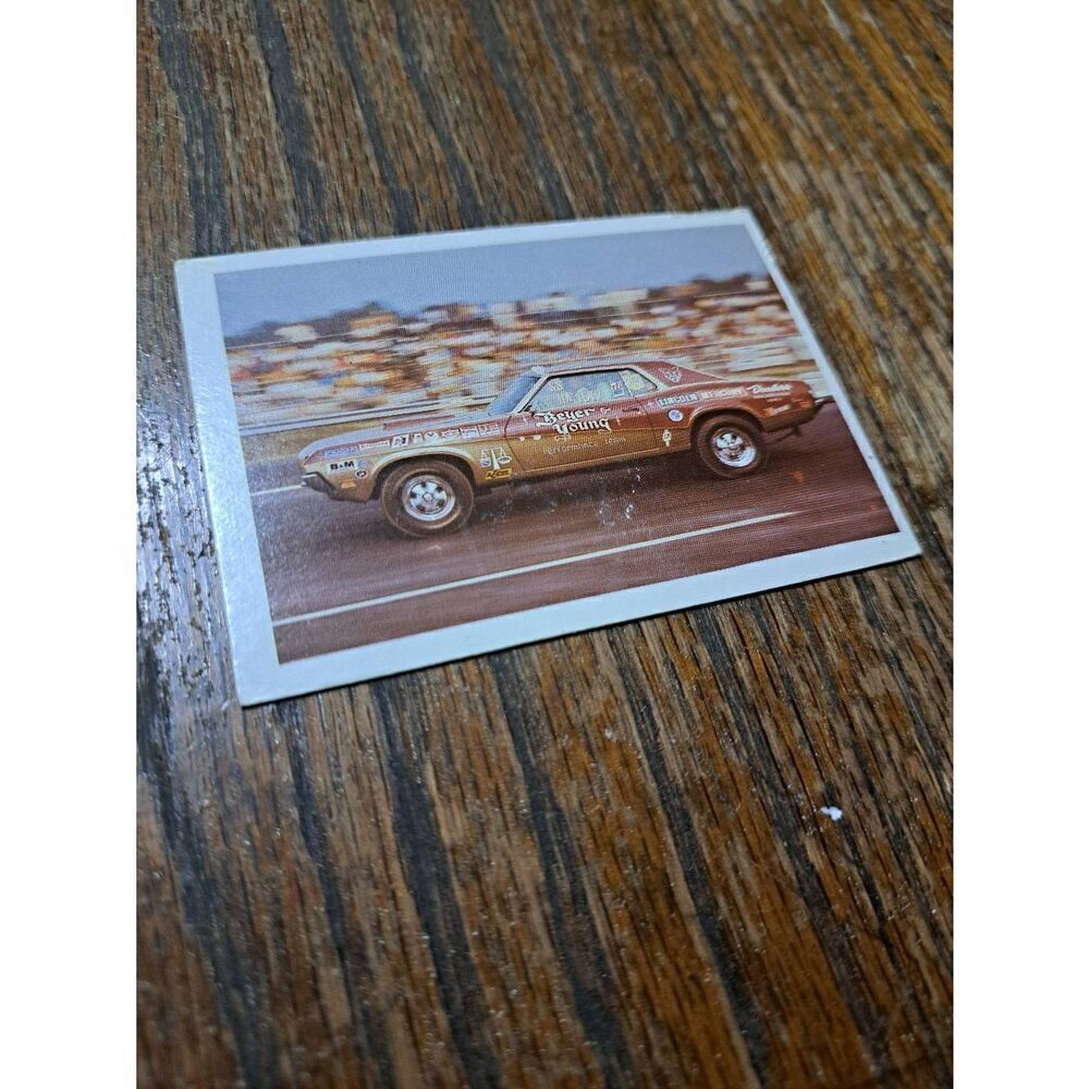 1971 Beyer & Young Fleer AHRA American Hot Rod Drag Champs Vintage Trading Card